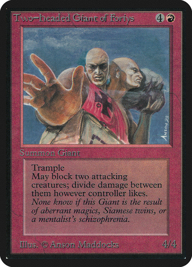 Two-Headed Giant of Foriys [Alpha Edition] | Deep Dive Games St. Marys