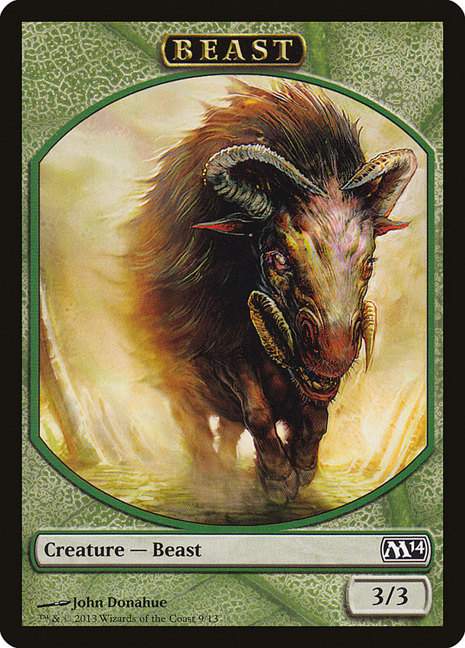 Beast Token [Magic 2014 Tokens] | Deep Dive Games St. Marys