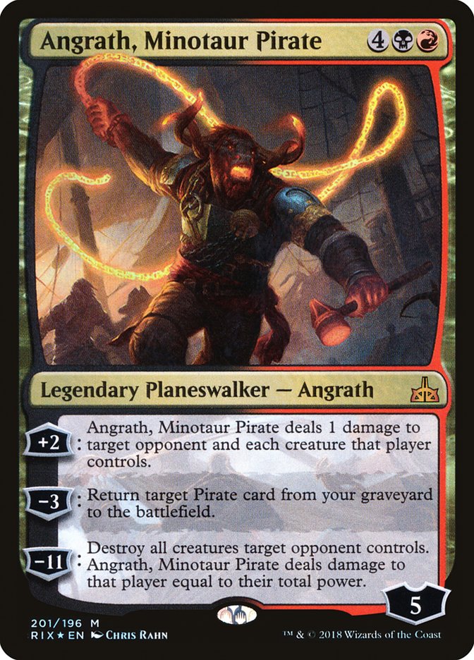 Angrath, Minotaur Pirate [Rivals of Ixalan] | Deep Dive Games St. Marys