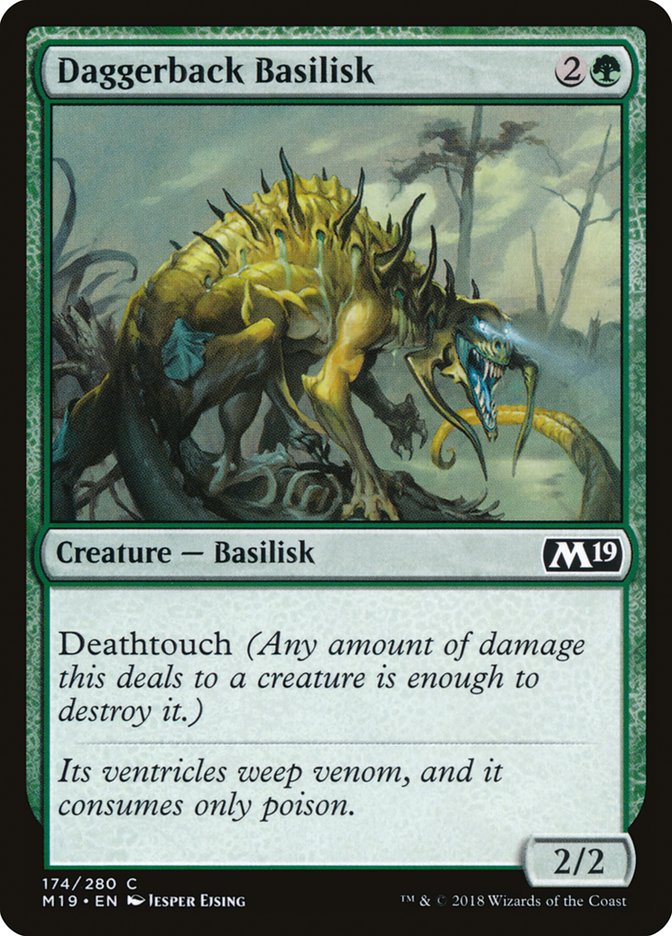 Daggerback Basilisk [Core Set 2019] | Deep Dive Games St. Marys