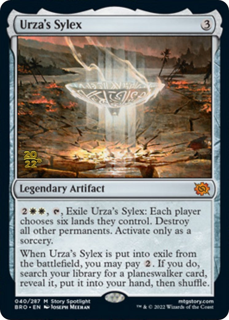 Urza's Sylex [The Brothers' War Prerelease Promos] | Deep Dive Games St. Marys