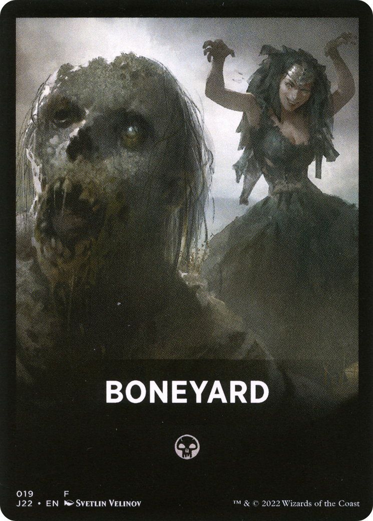 Boneyard Theme Card [Jumpstart 2022 Front Cards] | Deep Dive Games St. Marys