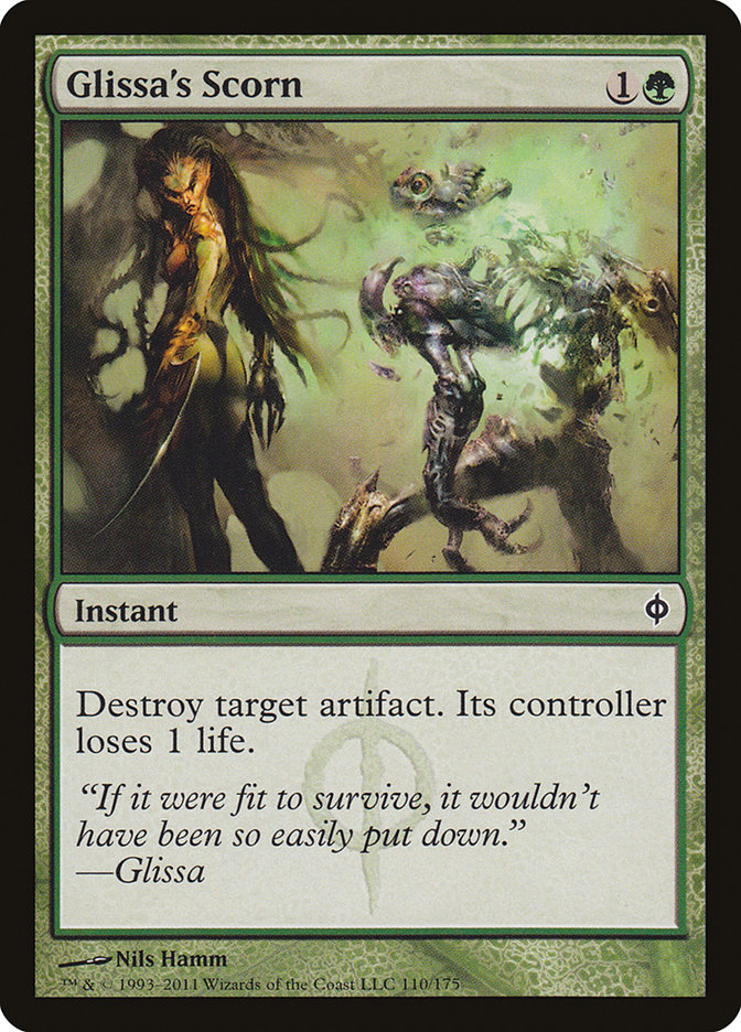 Glissa's Scorn [New Phyrexia] | Deep Dive Games St. Marys