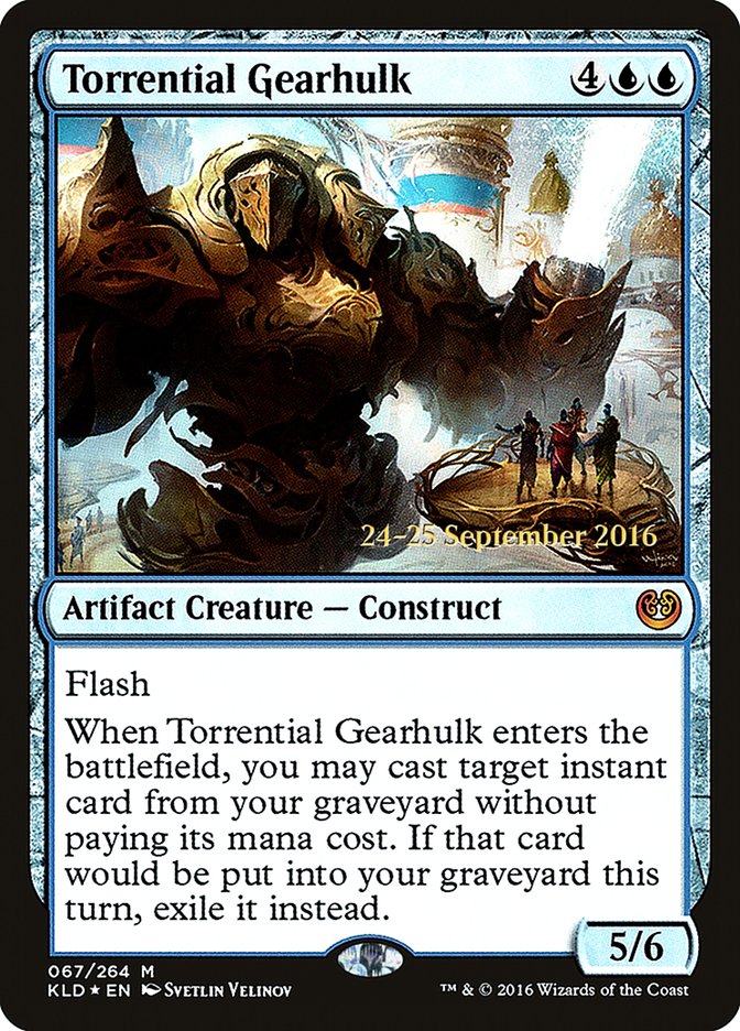 Torrential Gearhulk [Kaladesh Prerelease Promos] | Deep Dive Games St. Marys