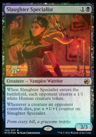 Slaughter Specialist [Innistrad: Midnight Hunt Prerelease Promos] | Deep Dive Games St. Marys