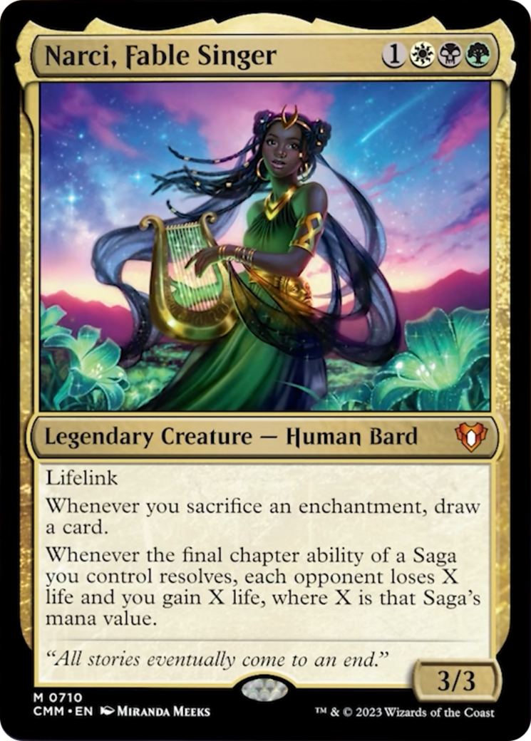 Narci, Fable Singer [Commander Masters] | Deep Dive Games St. Marys