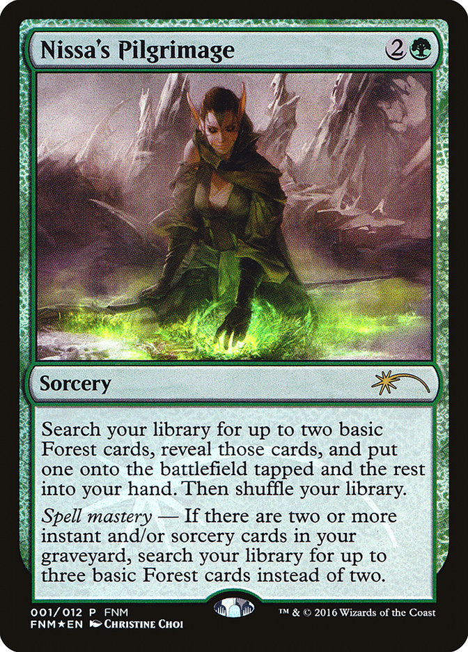 Nissa's Pilgrimage [Friday Night Magic 2016] | Deep Dive Games St. Marys