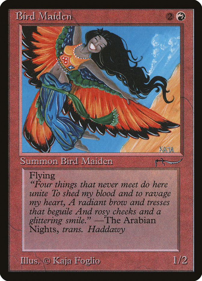 Bird Maiden (Dark Mana Cost) [Arabian Nights] | Deep Dive Games St. Marys