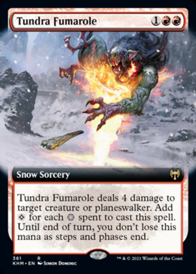 Tundra Fumarole (Extended Art) [Kaldheim] | Deep Dive Games St. Marys