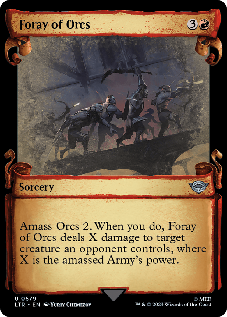 Foray of Orcs [The Lord of the Rings: Tales of Middle-Earth Showcase Scrolls] | Deep Dive Games St. Marys