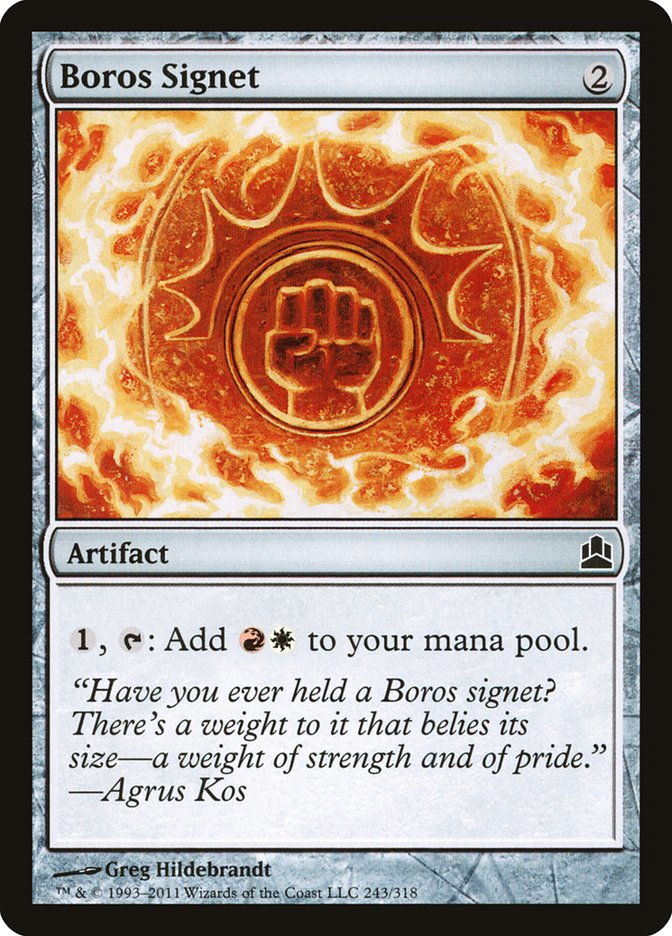 Boros Signet [Commander 2011] | Deep Dive Games St. Marys