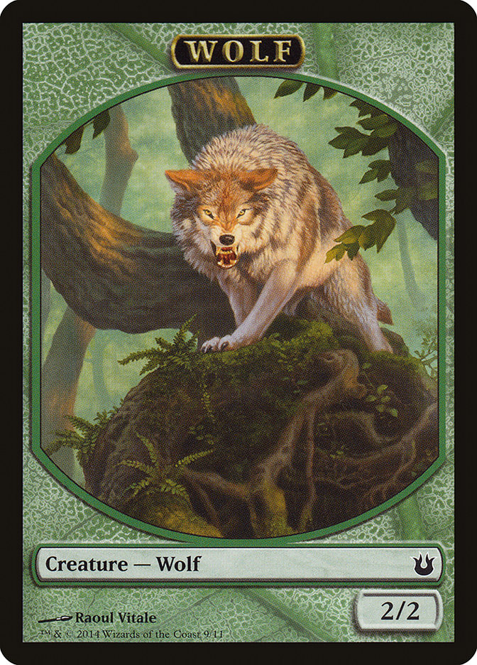 Wolf Token [Born of the Gods Tokens] | Deep Dive Games St. Marys