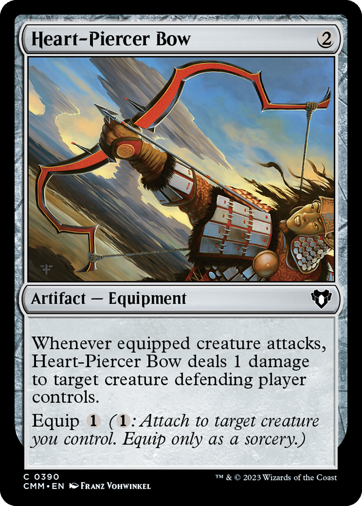 Heart-Piercer Bow [Commander Masters] | Deep Dive Games St. Marys