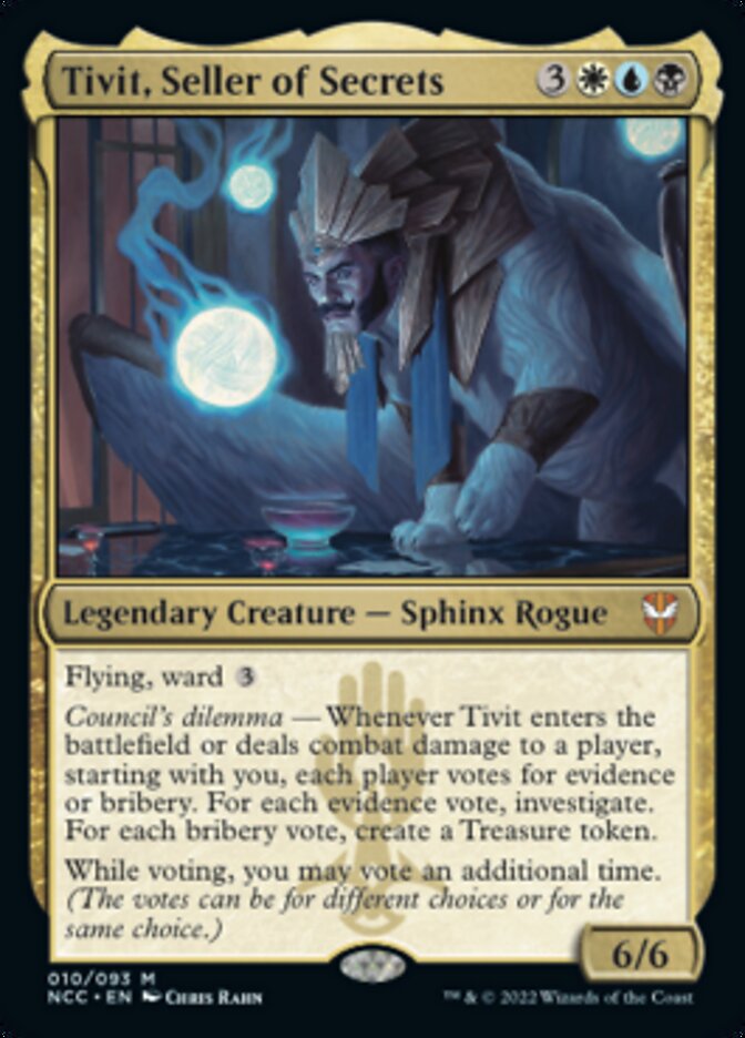 Tivit, Seller of Secrets [Streets of New Capenna Commander] | Deep Dive Games St. Marys