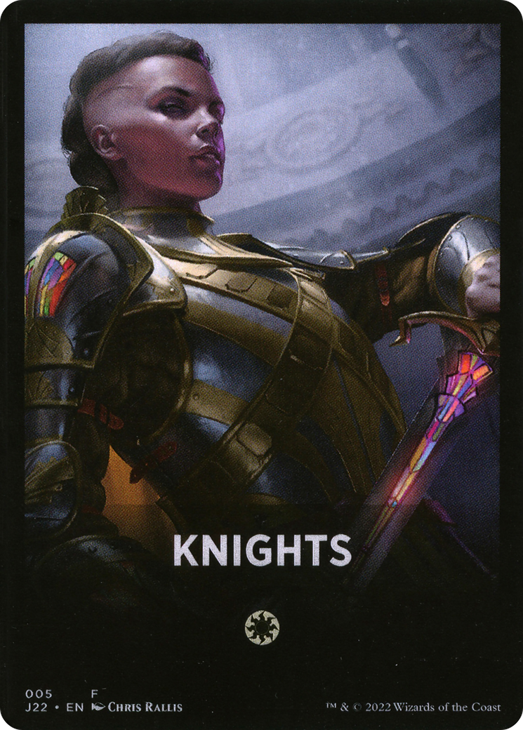 Knights Theme Card [Jumpstart 2022 Front Cards] | Deep Dive Games St. Marys