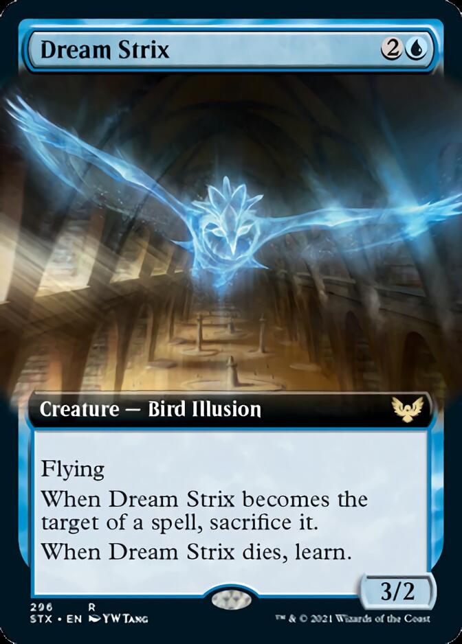 Dream Strix (Extended Art) [Strixhaven: School of Mages] | Deep Dive Games St. Marys