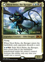 Nicol Bolas, the Ravager // Nicol Bolas, the Arisen [Core Set 2019 Prerelease Promos] | Deep Dive Games St. Marys