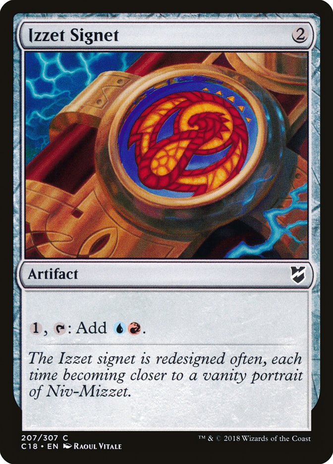 Izzet Signet [Commander 2018] | Deep Dive Games St. Marys