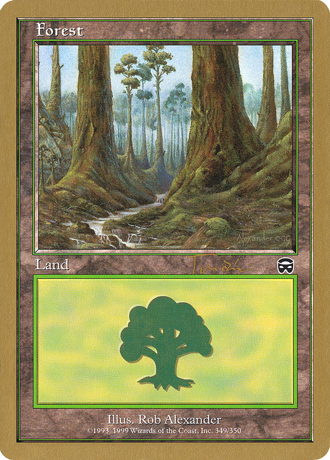 Forest (jt349) (Jan Tomcani) [World Championship Decks 2001] | Deep Dive Games St. Marys