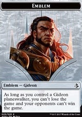 Gideon of the Trials Emblem // Zombie Double-Sided Token [Amonkhet Tokens] | Deep Dive Games St. Marys