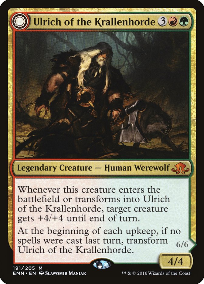 Ulrich of the Krallenhorde // Ulrich, Uncontested Alpha [Eldritch Moon] | Deep Dive Games St. Marys