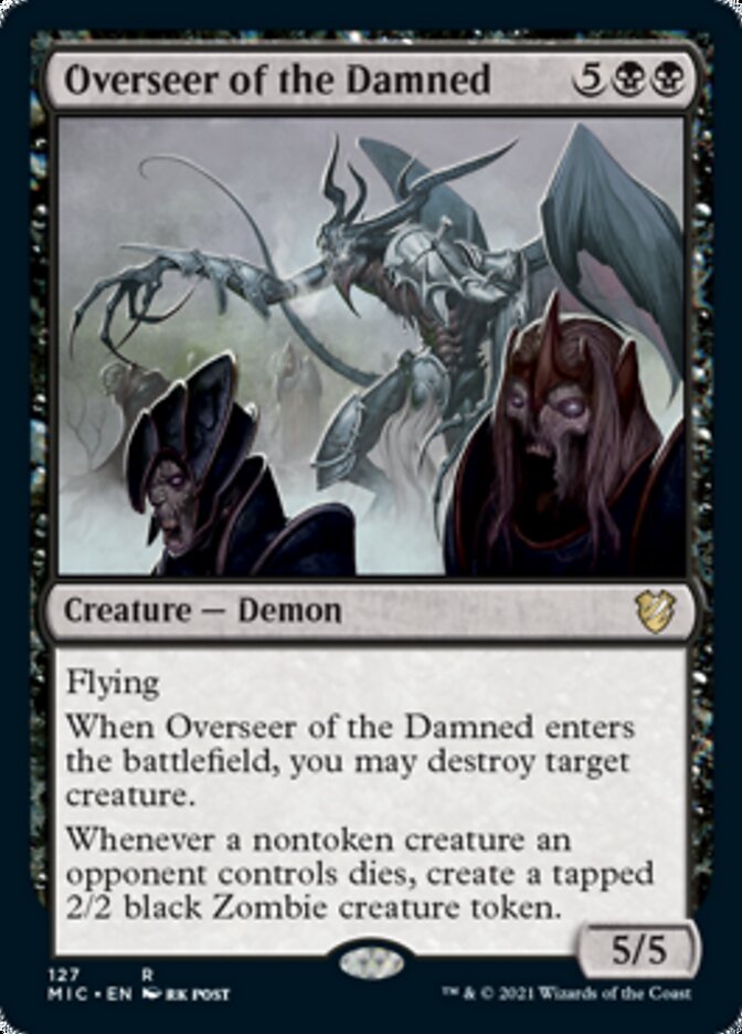 Overseer of the Damned [Innistrad: Midnight Hunt Commander] | Deep Dive Games St. Marys