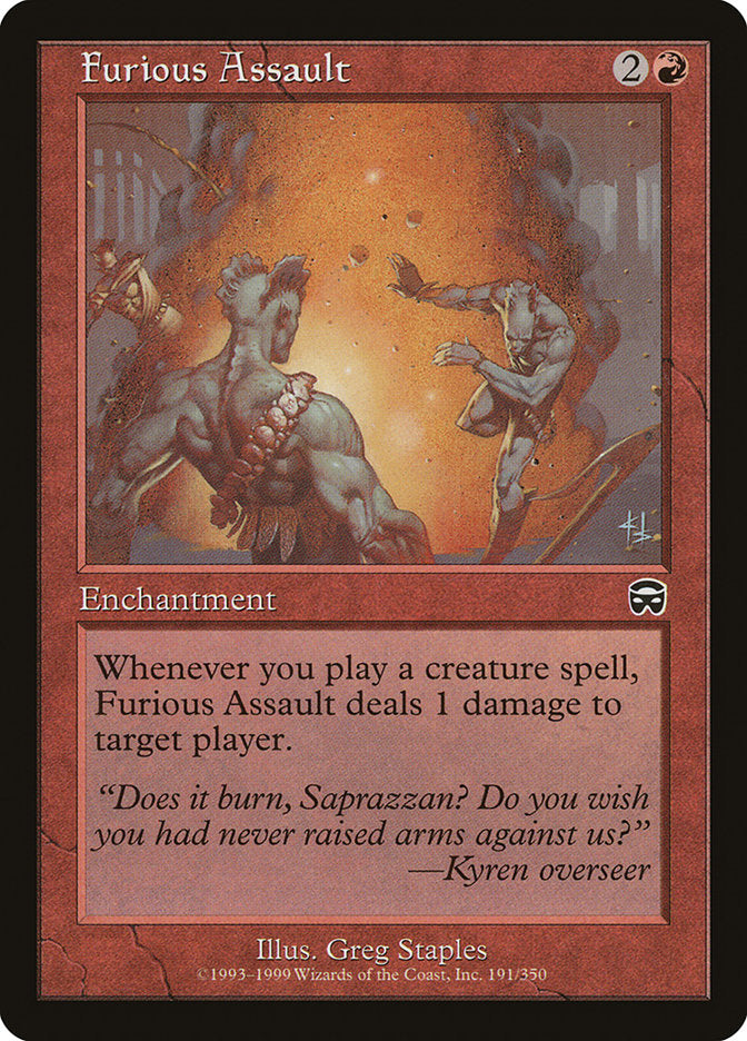 Furious Assault [Mercadian Masques] | Deep Dive Games St. Marys