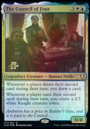 The Council of Four [Commander Legends: Battle for Baldur's Gate Prerelease Promos] | Deep Dive Games St. Marys