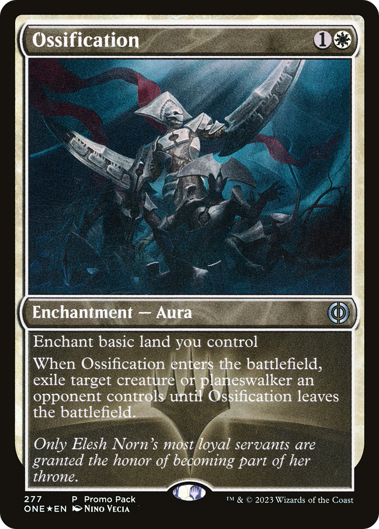 Ossification (Promo Pack) [Phyrexia: All Will Be One Promos] | Deep Dive Games St. Marys