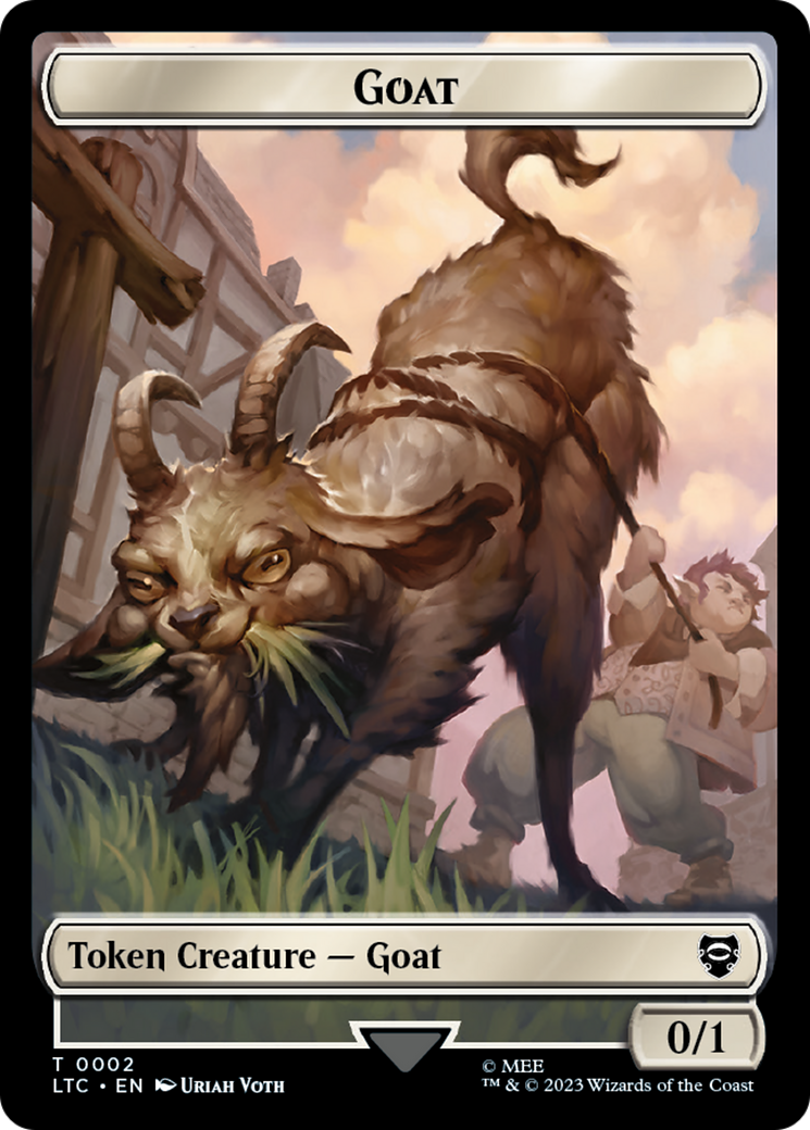 Bird // Goat Token [The Lord of the Rings: Tales of Middle-Earth Commander Tokens] | Deep Dive Games St. Marys