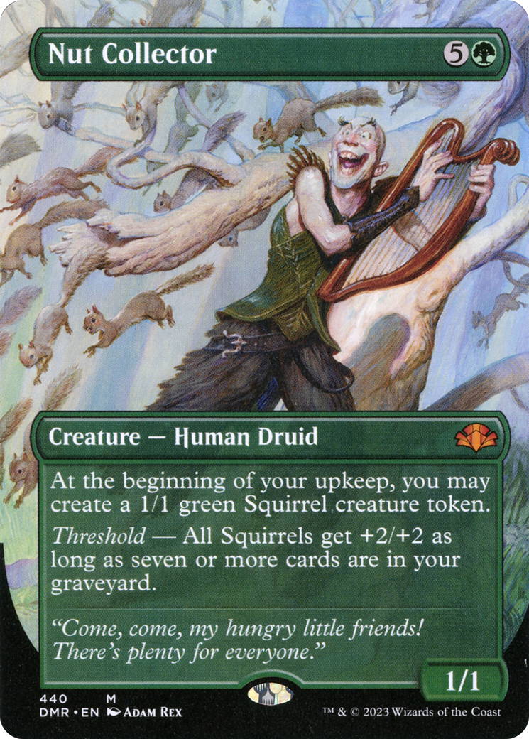 Nut Collector (Borderless Alternate Art) [Dominaria Remastered] | Deep Dive Games St. Marys