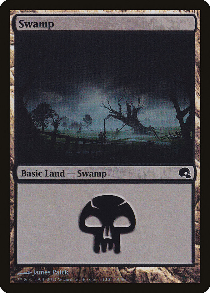 Swamp (28) [Premium Deck Series: Graveborn] | Deep Dive Games St. Marys