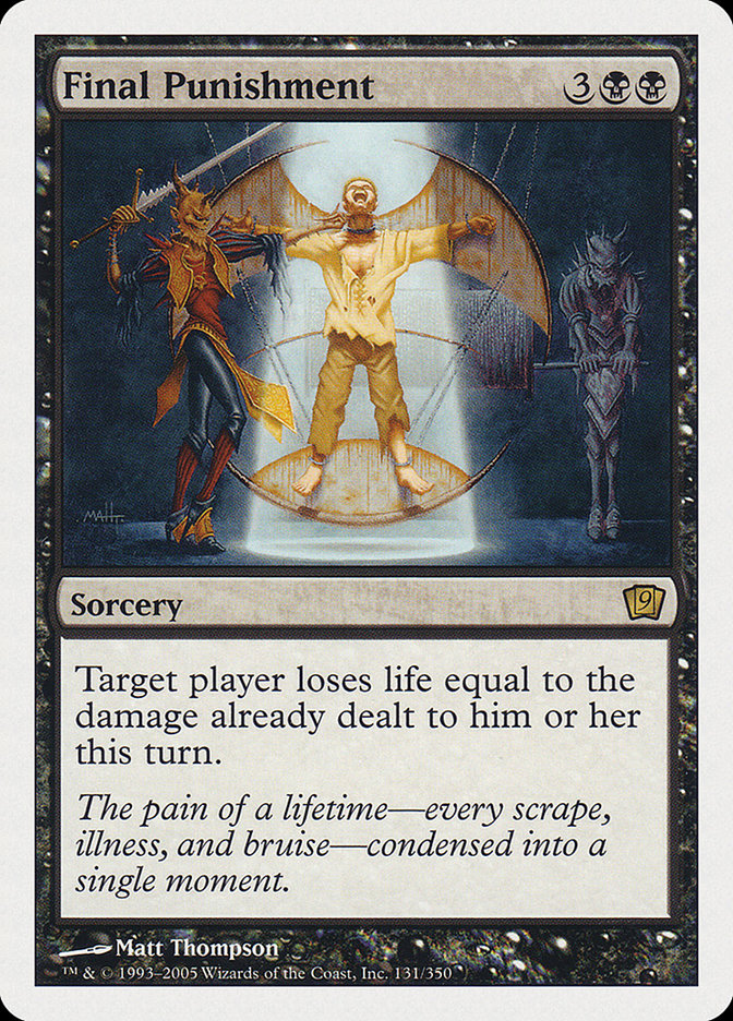 Final Punishment [Ninth Edition] | Deep Dive Games St. Marys
