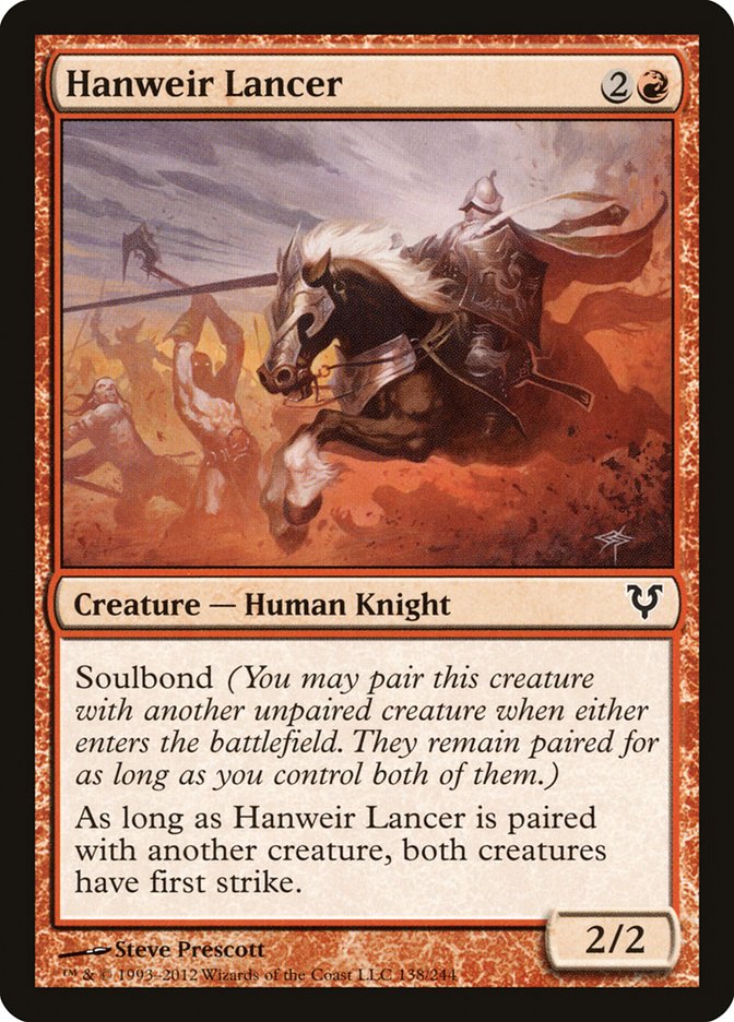 Hanweir Lancer [Avacyn Restored] | Deep Dive Games St. Marys