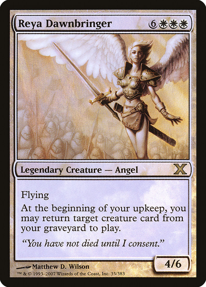 Reya Dawnbringer (Premium Foil) [Tenth Edition] | Deep Dive Games St. Marys