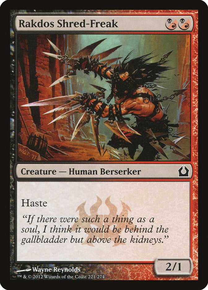 Rakdos Shred-Freak [Return to Ravnica] | Deep Dive Games St. Marys