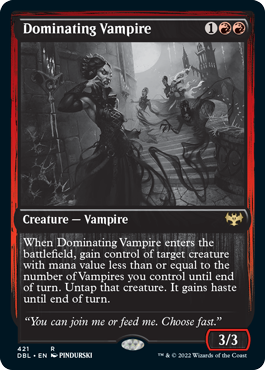 Dominating Vampire [Innistrad: Double Feature] | Deep Dive Games St. Marys