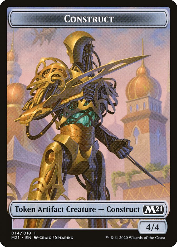 Construct Token [Core Set 2021 Tokens] | Deep Dive Games St. Marys