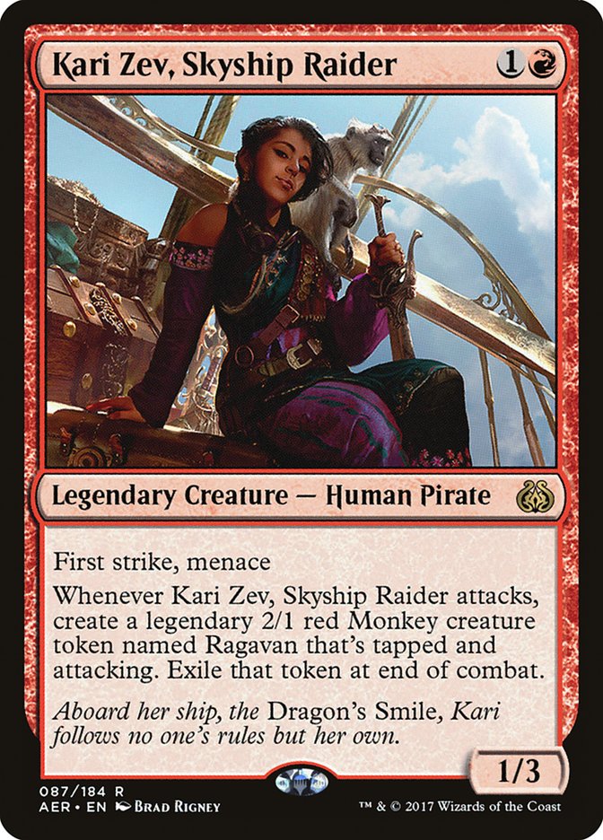 Kari Zev, Skyship Raider [Aether Revolt] | Deep Dive Games St. Marys