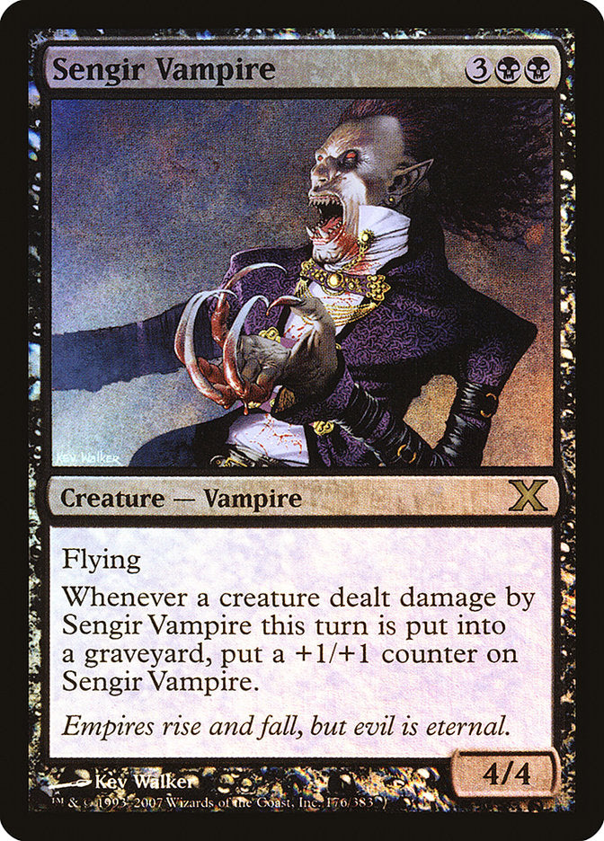 Sengir Vampire (Premium Foil) [Tenth Edition] | Deep Dive Games St. Marys