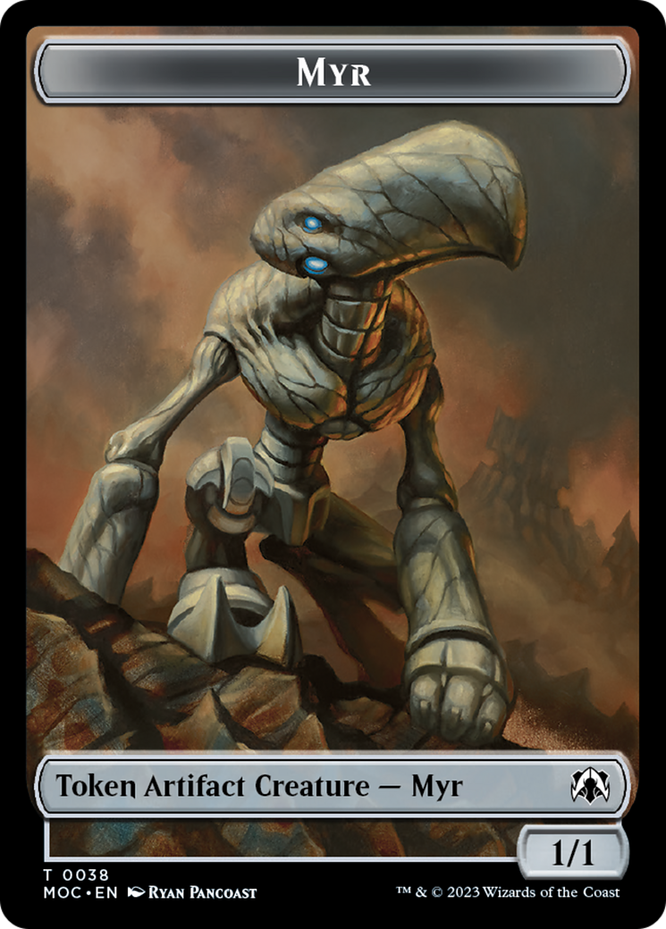 Phyrexian Germ // Myr Double-Sided Token [March of the Machine Commander Tokens] | Deep Dive Games St. Marys