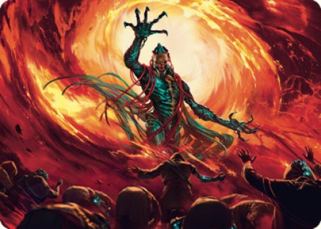 Gix, Yawgmoth Praetor Art Card [The Brothers' War Art Series] | Deep Dive Games St. Marys