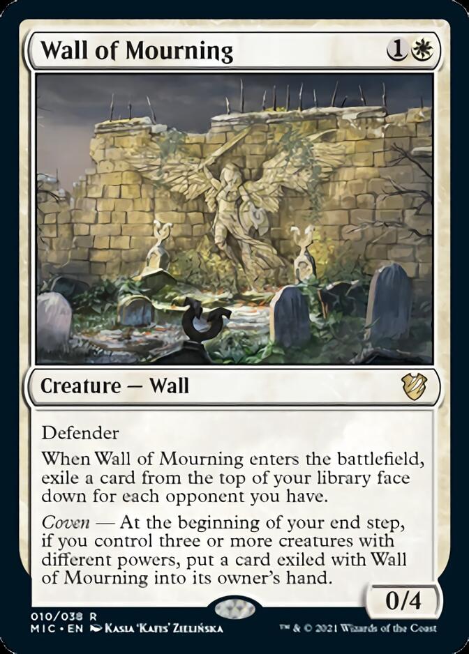 Wall of Mourning [Innistrad: Midnight Hunt Commander] | Deep Dive Games St. Marys