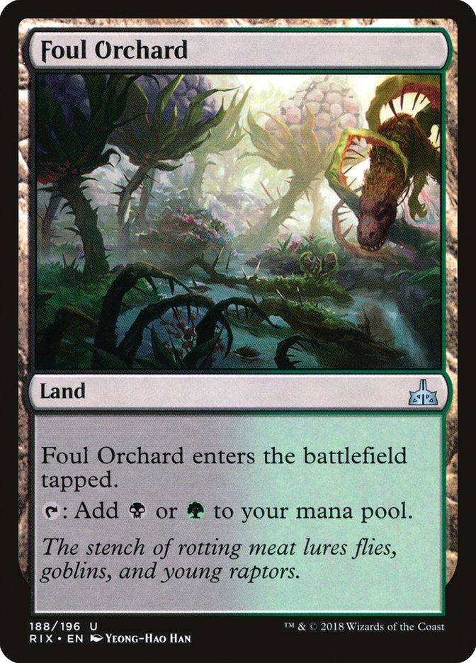 Foul Orchard [Rivals of Ixalan] | Deep Dive Games St. Marys