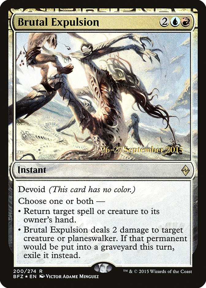 Brutal Expulsion [Battle for Zendikar Prerelease Promos] | Deep Dive Games St. Marys