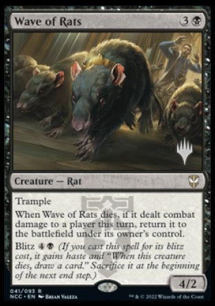 Wave of Rats (Promo Pack) [Streets of New Capenna Commander Promos] | Deep Dive Games St. Marys