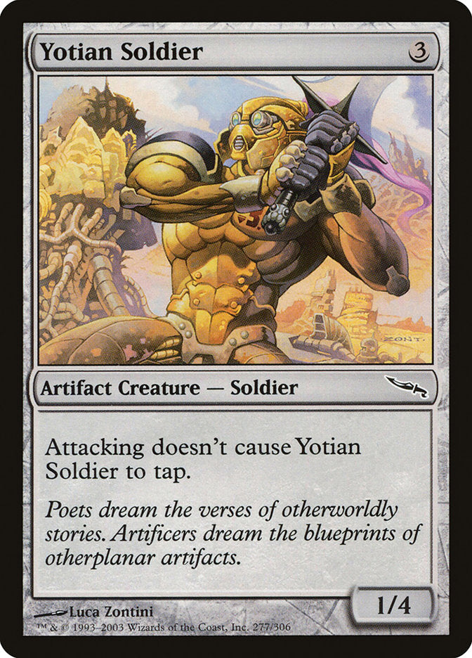 Yotian Soldier [Mirrodin] | Deep Dive Games St. Marys