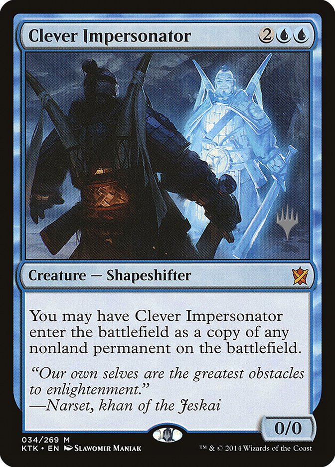 Clever Impersonator (Promo Pack) [Khans of Tarkir Promos] | Deep Dive Games St. Marys