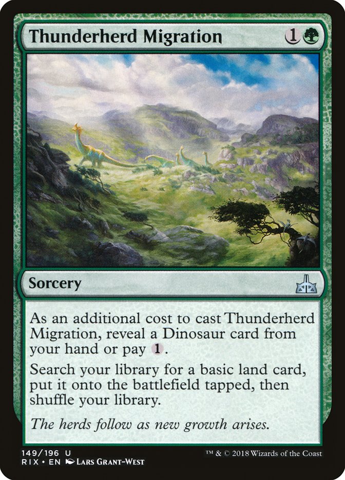 Thunderherd Migration [Rivals of Ixalan] | Deep Dive Games St. Marys