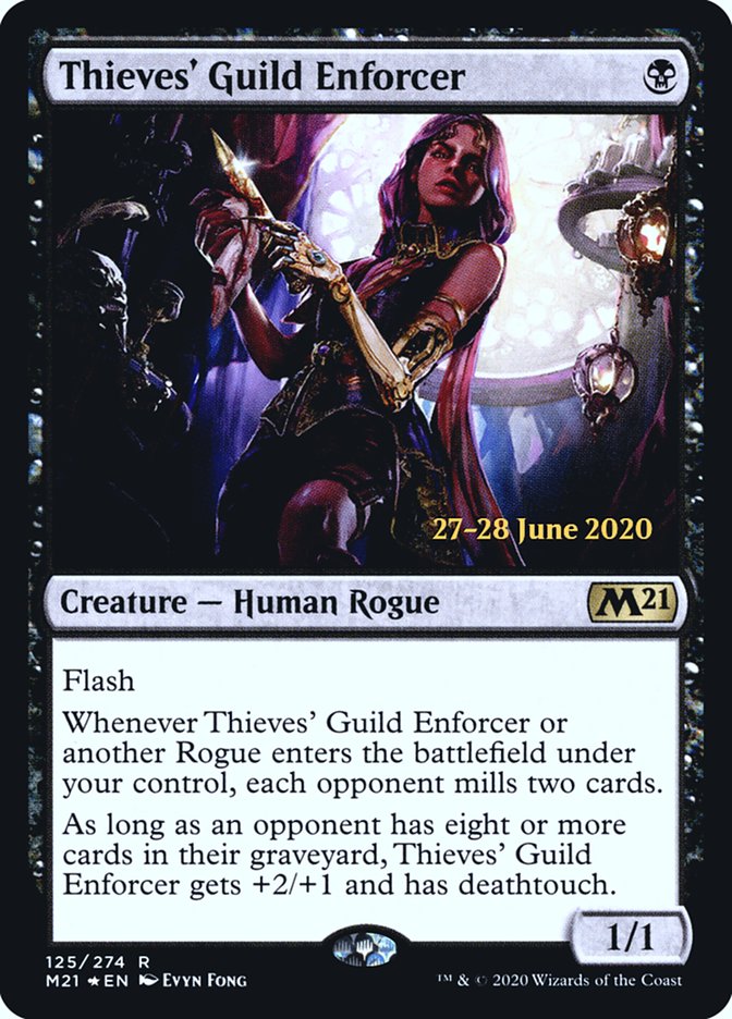 Thieves' Guild Enforcer [Core Set 2021 Prerelease Promos] | Deep Dive Games St. Marys